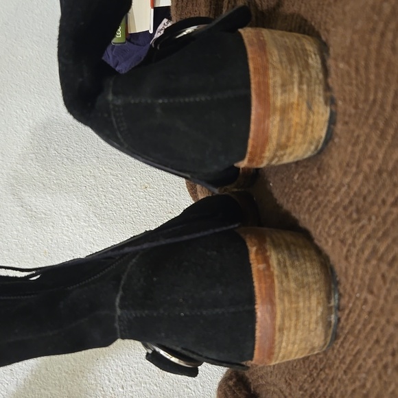 Free People Suede zip up Booties Size 38/8 US - Picture 4 of 8
